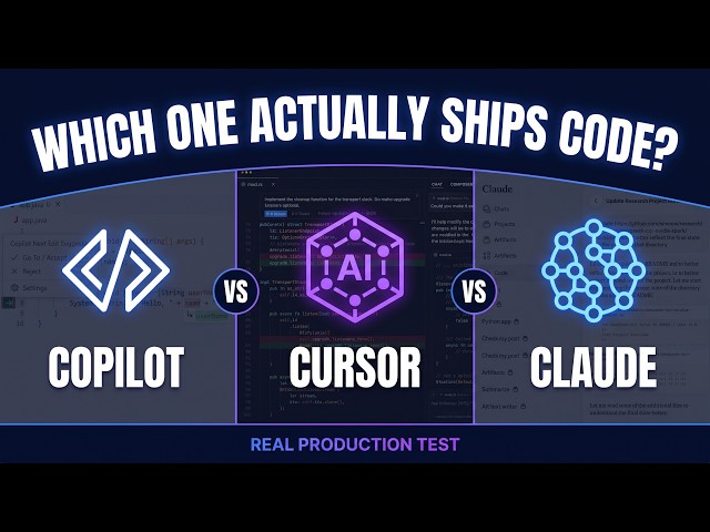 Claude vs Cursor vs Copilot: Which One Actually Ships Production Code