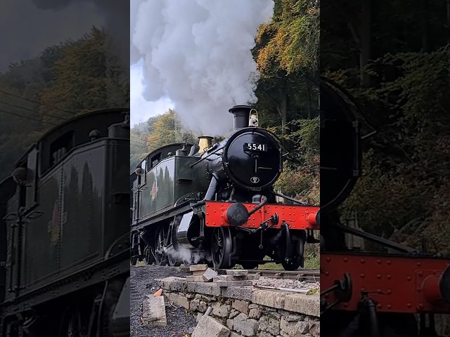 Steam Train Leaves the Station 🚂 🚃🚃 Dean Forest Railway #train #railway #steam