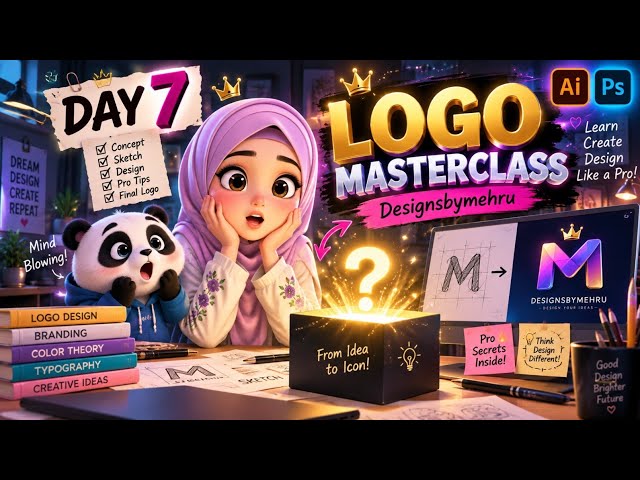 Logo Masterclass Day 7. @Designsbymehru 