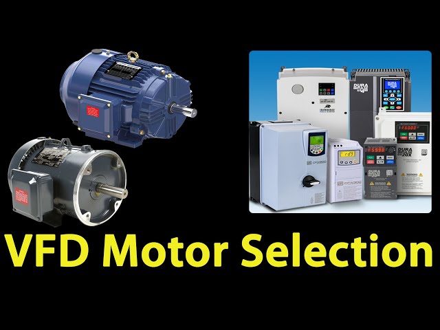 Selecting a Motor for a VFD Application from AutomationDirect