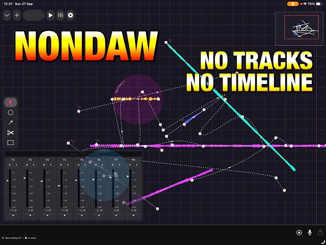NONDAW - No Tracks, No Timeline, Freedom to Create with this Unique Approach - Tutorial for the iPad