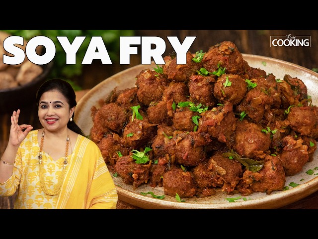 Soya Fry | High Protein Meal Maker Fry | Soya Chunks Recipe | Perfect with Rice & Chapathi