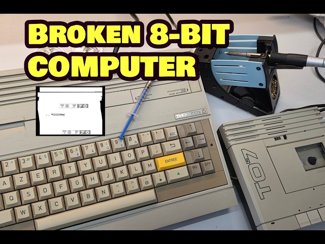 Repairing a Thomson TO7-70 | 8-Bit Vintage Computer Repair