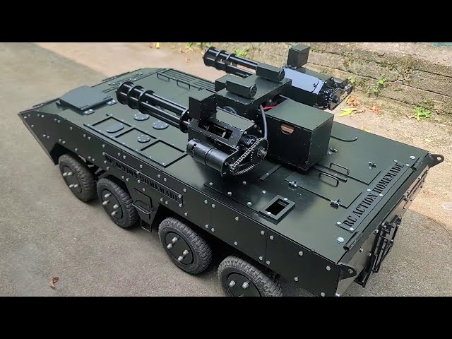 homemade Armored vehicle 8x8, part 11 |rc action homemade