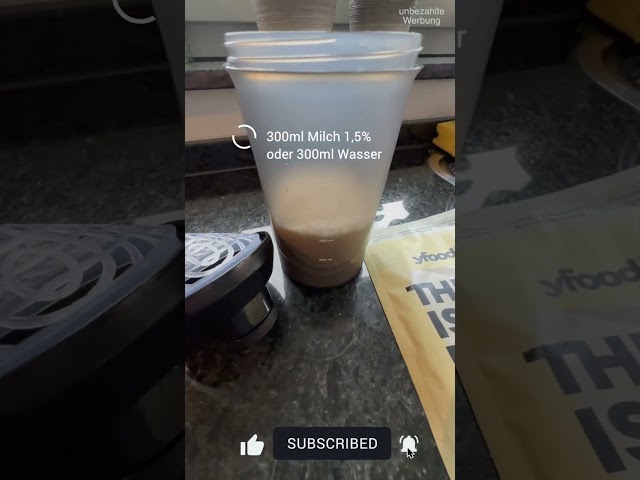 yfood Probierpaket Pulver #shorts - Unboxing/Review Geschmackstest