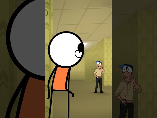 When You Find Bro in the Backrooms… ​⁠ #animation #backrooms #memes