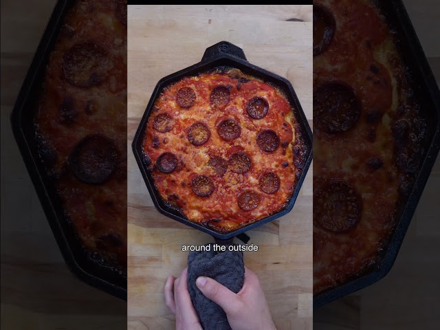 Pan Pizza dough recipe live on my site 🍕