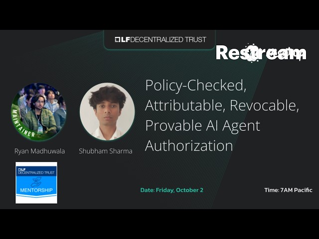Policy-Checked, Attributable, Revocable, Provable AI Agent Authorization