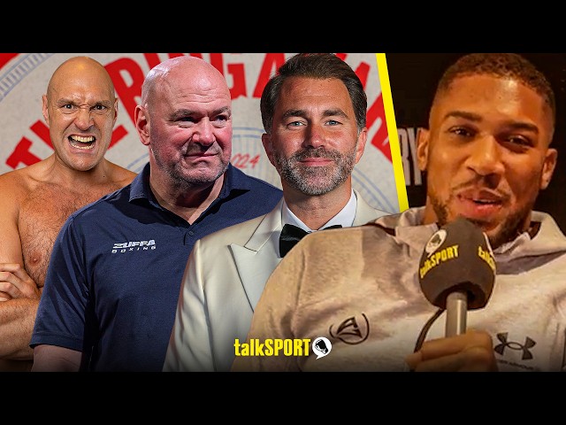 ‘If Eddie pulls the fight…I’ll be with him’ Anthony Joshua on Dana beef and Tyson Fury fight delay