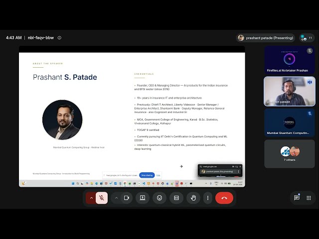 Introduction to Qiskit Programming | Mumbai Quantum Computing Group