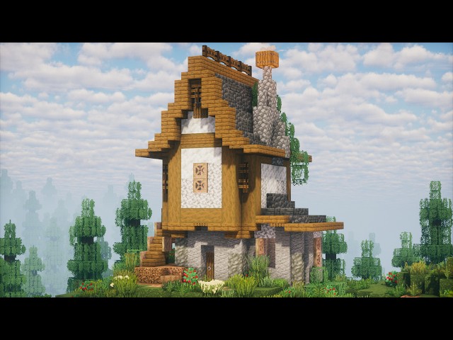 Minecraft: How to Build a Cozy Rustic House (Step-by-step Tutorial)