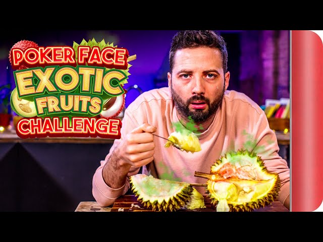 POKER FACE "Exotic Fruits & Roots" Food Challenge | Sorted Food