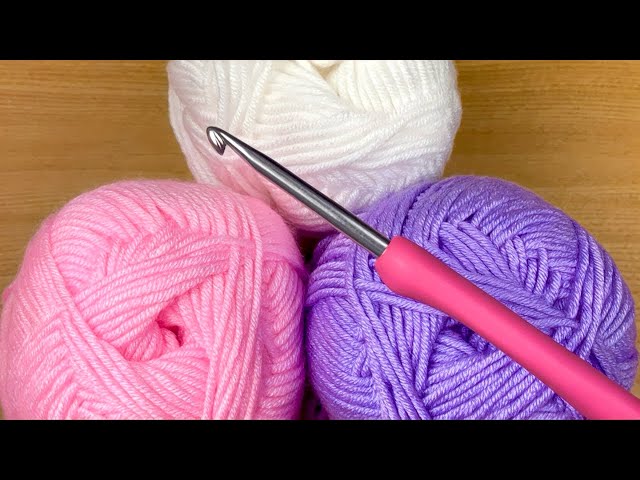 CRAZY Easy, 1 ROW! This Simple Crochet Stitch is SO Pretty: Unique Crochet Pattern for a Blanket