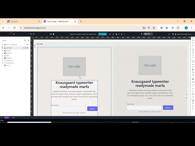 How to Add Flex Containers to Your Design Canvas on Appmint.io | No-Code