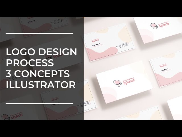 Minimalist Logo Design Process - 3 Concepts to Illustrator