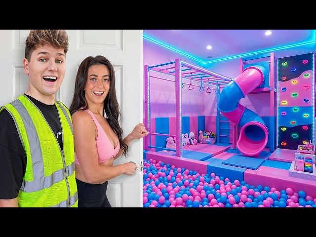 We Built a SECRET Playroom in Our House!