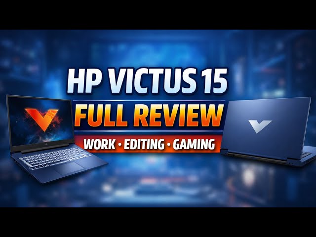 HP Victus 15 Gaming 🕹️ Laptop Review 🎮 | Powerful Laptop for Everyday Use💻 ⚡ 🔥✨