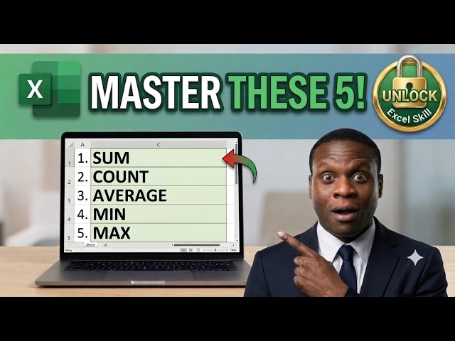 Excel Functions and Formulas You NEED to master