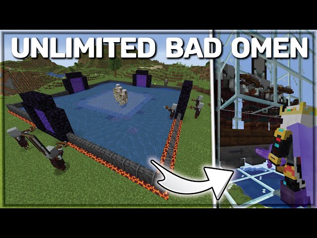 Pillager Outpost Farm, BAD OMEN Farm - Easy, Fast | 1.18/1.17