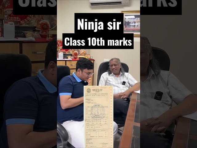 ninja sir 10th class marks π«£ #class10