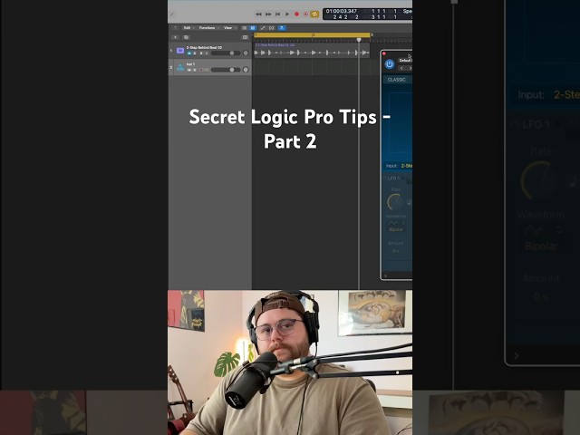 Secret Logic Pro Tips - Part 2 #logicprotutorial #logicpro #tutorial #howto #musicproduction