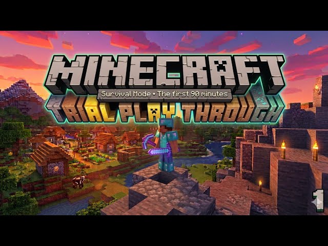 Minecraft trial play through