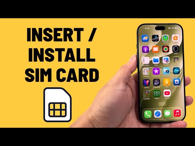 iPhone 18 Pro: How To Insert / Remove SIM Card [Easy Method]