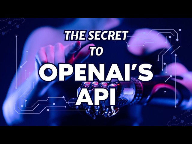 Change this 1 thing to master ChatGPTs API!