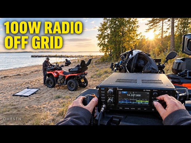 How to Power a 100W Ham Radio with Portable Solar Panels