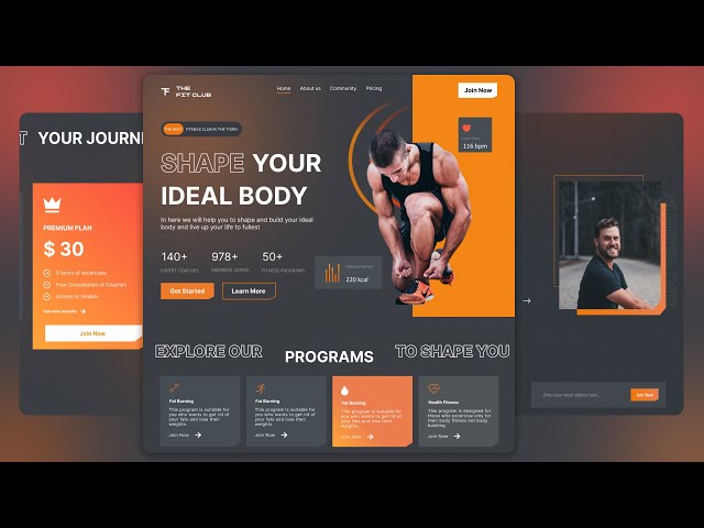React Responsive Gym Website Tutorial Using ReactJs | React js Projects for Beginners | Deploy