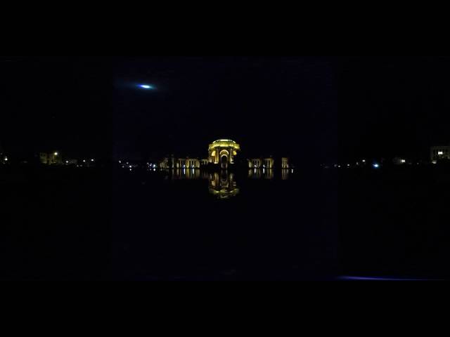 Palace of Fine Arts - Night - Relaxing - 360 Sphere