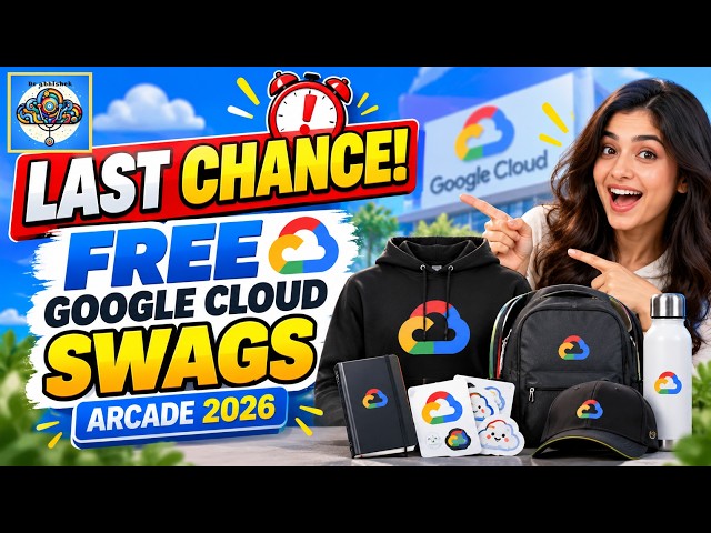 🚨 LAST CHANCE! WIN FREE GOOGLE CLOUD ARCADE 2026 SWAGS! 🎁🔥 HURRY UP & CLAIM YOUR REWARDS NOW!