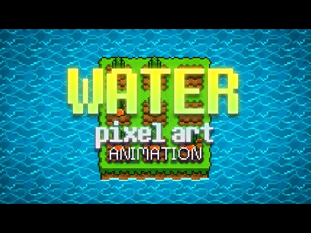 Super Easy Water Pixel Art