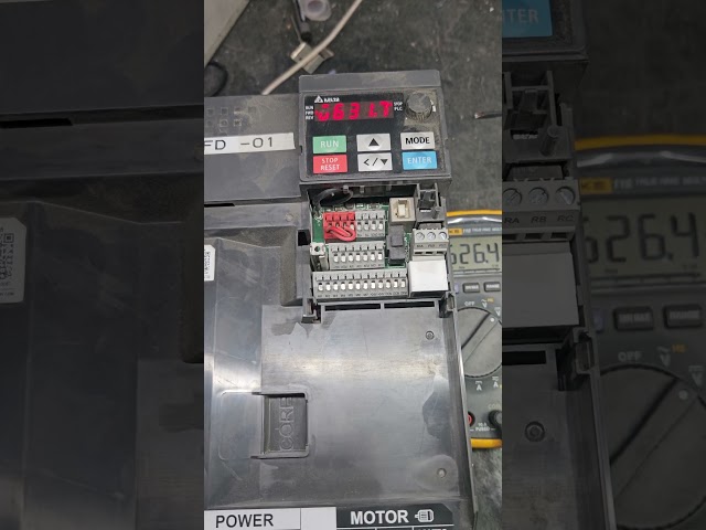 Lu5 fault repair delta ms300 11kw #delta  #acdrive #vfdrepair #accircuits #electrical #automation