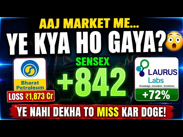 🚨 Aaj Market Mein Ye Kya Ho Gaya? 8 Badi Khabrein Jo Sab Miss Kar Gaye! SHARE MARKET 