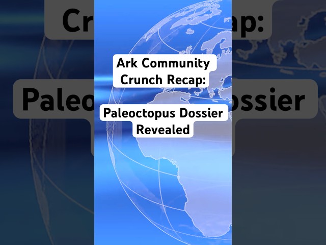 Paleoctopus Dossier Revealed | Ark Community Crunch Recap #ark #arksurvivalascended #news