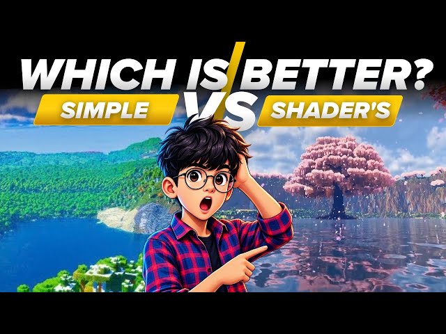 Top 5 Best Minecraft Shaders 🥰 #minecraft #viralvideo
