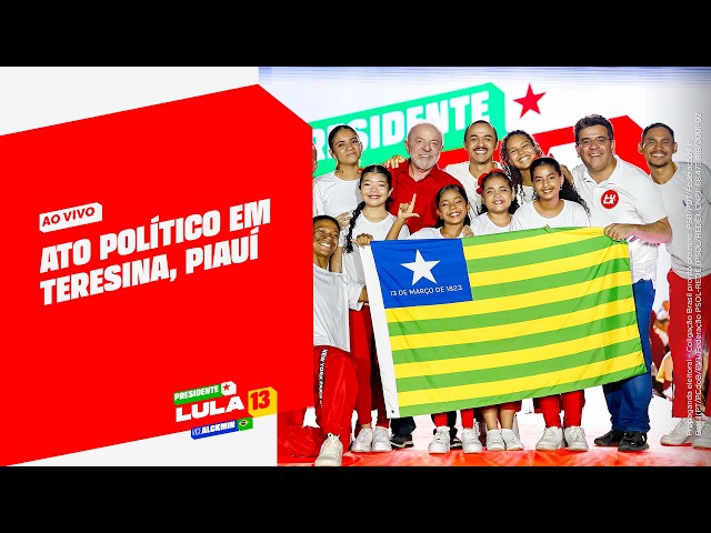Political rally in Teresina, Piauí