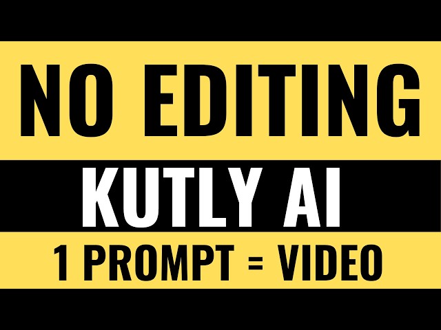 Kutly AI Tutorial: How to Use Kutly to Make Faceless YouTube Videos