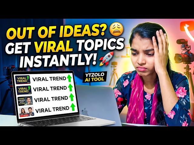 Find Trending YouTube Video Ideas in Seconds 🔥 | YTZolo AI Topic Generator