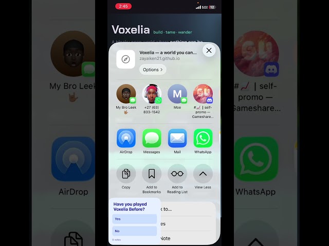 How to Add VOXELIA to Your Home Screen 📱🎮 #shorts