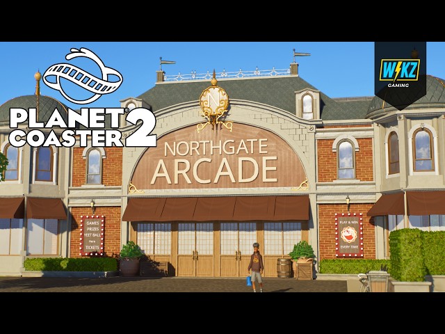 How to Build a REALISTIC Arcade in Planet Coaster 2 (Update 9) | Tutorial