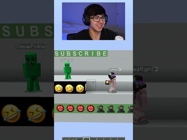 NEW WORLDS LONGEST EMOJI MATCH🤣😳Minecraft wordle VS GF #minecraft #shorts #minecraftshorts