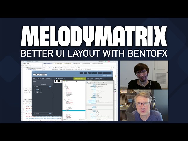 Debugging JavaFX Layout LIVE: BentoFX, Scenic View, and AI-Generated Code in MelodyMatrix