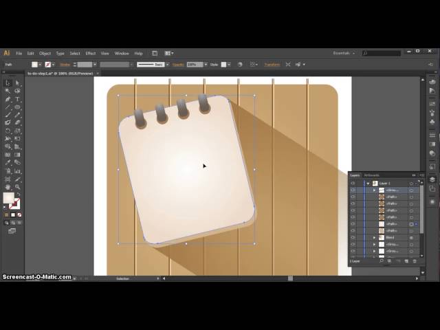 "To-do" Icon Illustrator Tutorial