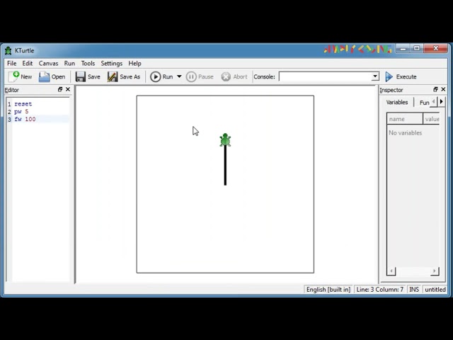 Kturtle commands