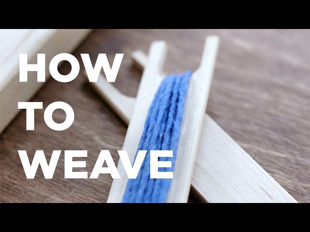 HOW TO WEAVE (Lap Loom)