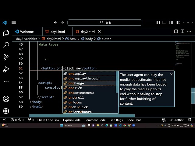 How JavaScript Connects with HTML? 3 Easy Methods Explained in Telugu | Saiteja