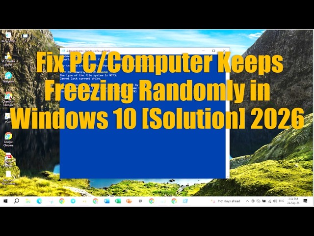 Fix PC/Computer Keeps Freezing Randomly in Windows 10 [Solution] 2026