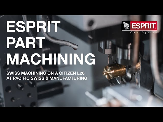 ESPRIT SwissTurn running a Citizen L20 at Pacific Swiss & Manufacturing